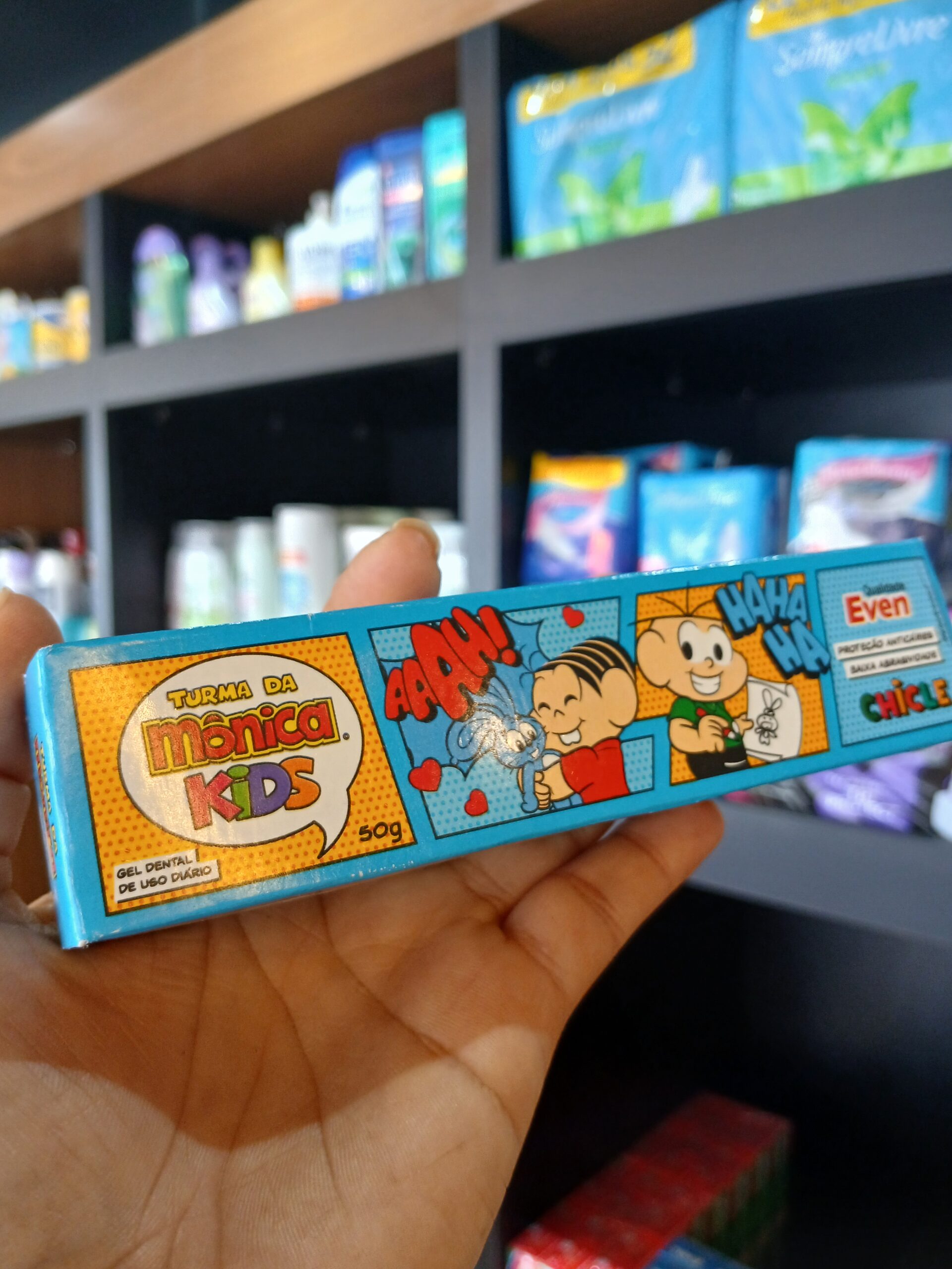 Gel dental turma da Mônica