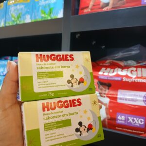 Sabonete em barra huggies