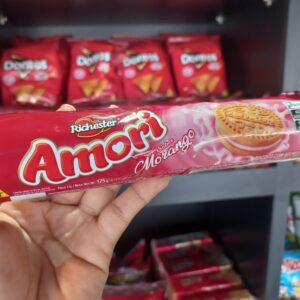 Biscoito amore morango