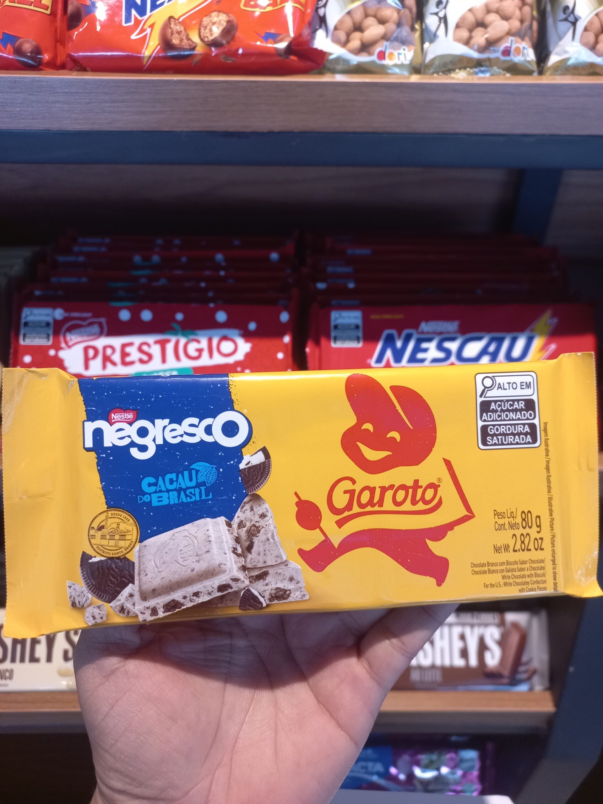 Chocolate Barra Garoto negresco