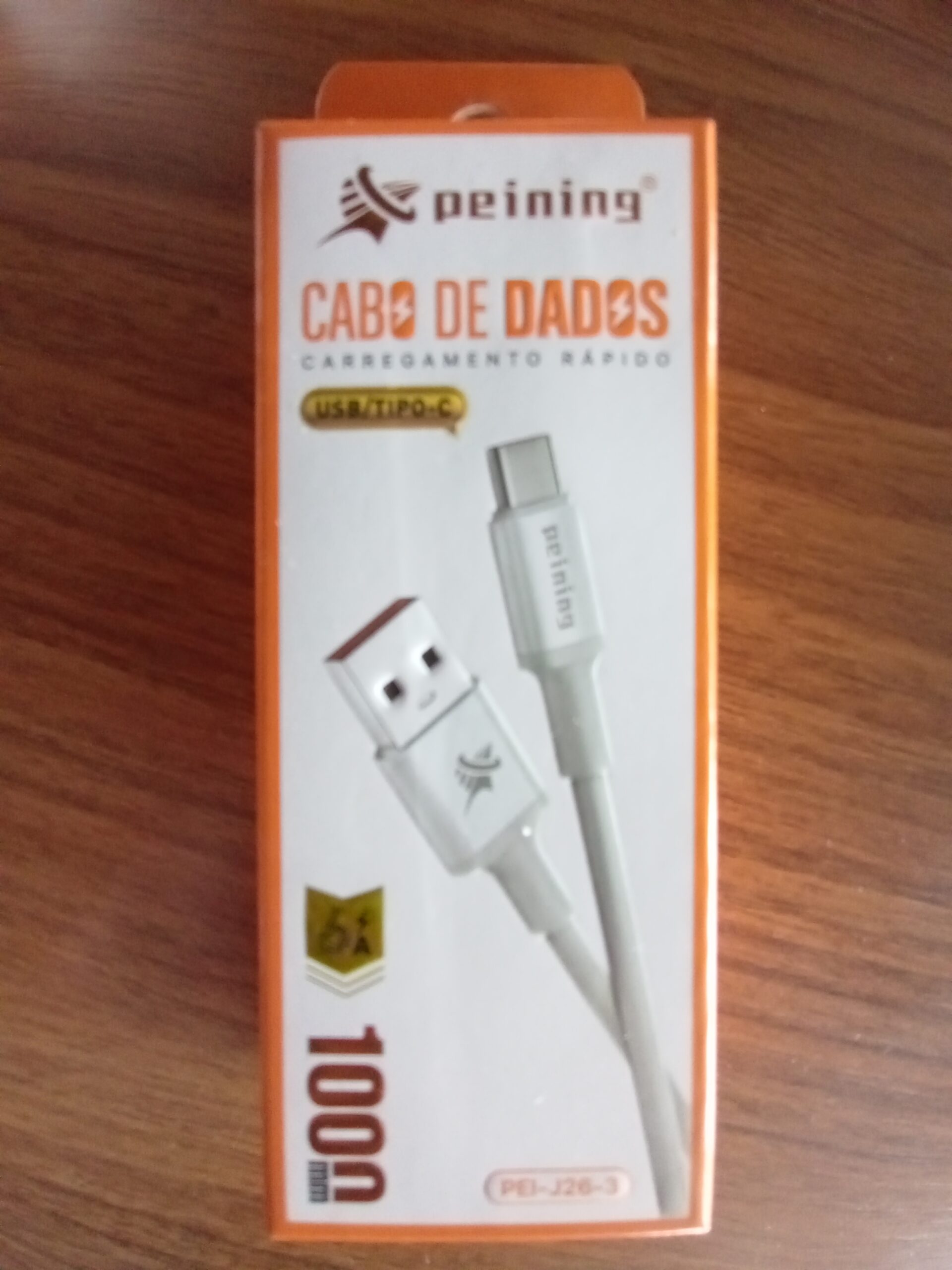 Cabo USB/Tipo-C