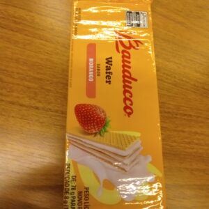 Biscoito Wafer Bauducco Morango