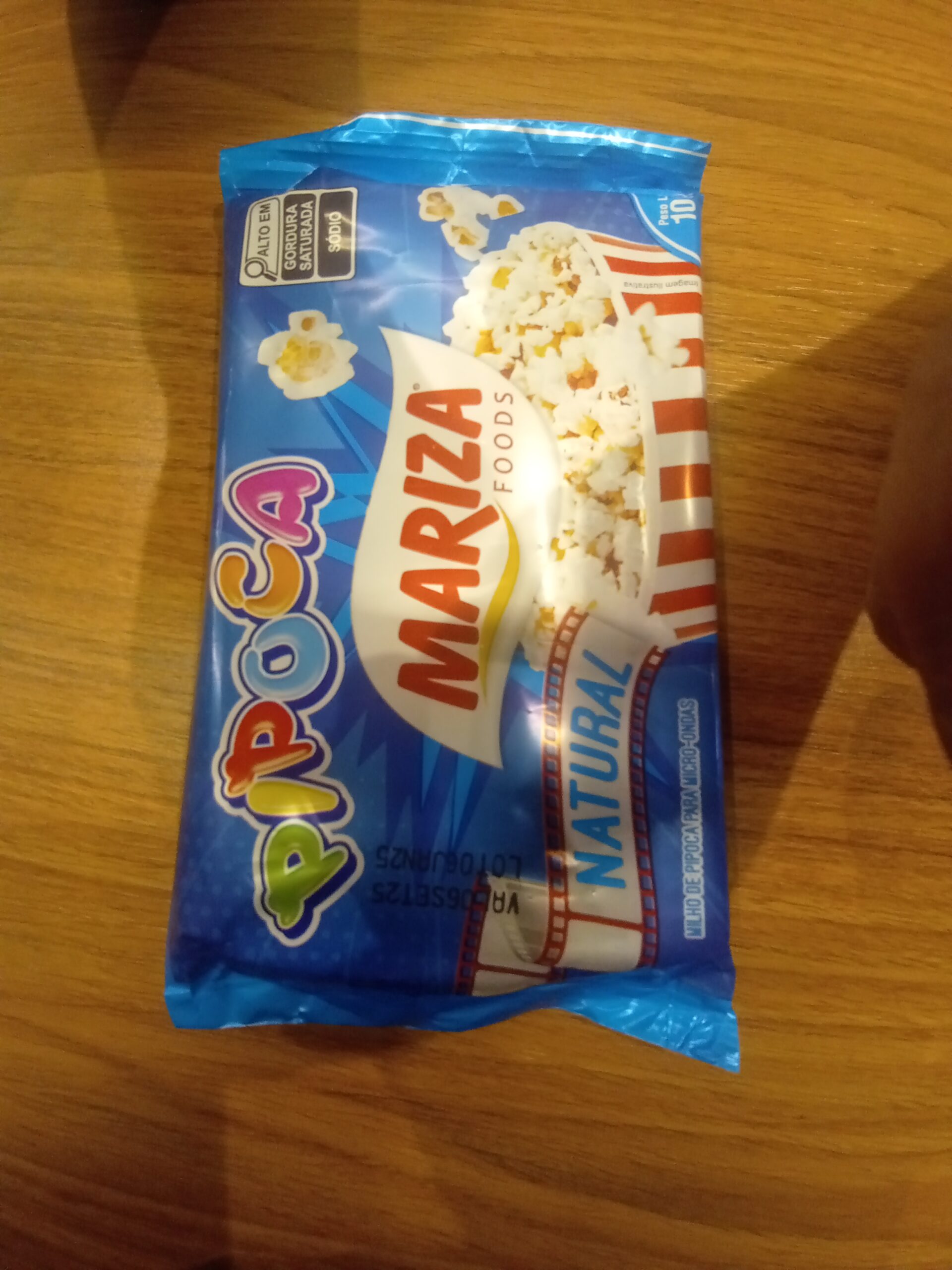 Pipoca Micro-ondas Natural Mariza