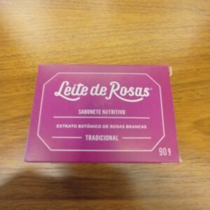 Sabonete nutritivo leite de rosas