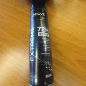 Antitranspirante extreme above man