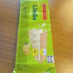 Biscoito Wafer Limão papaguara