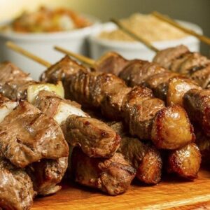 carne Espeto de Carne Simples