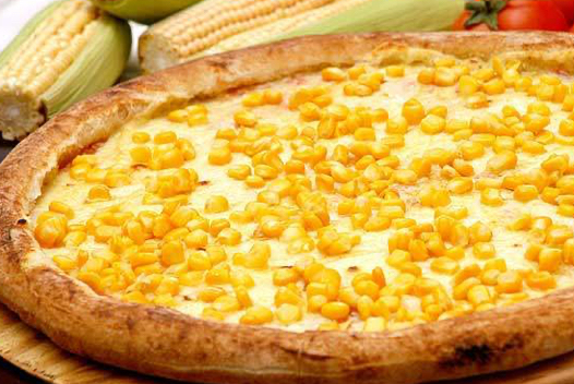 Pizza Inteira de Milho Verde