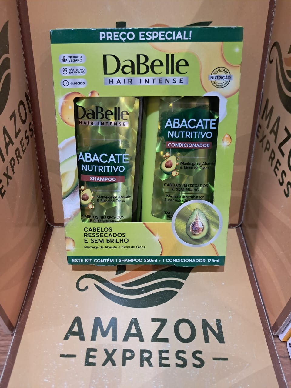 Kit Shampoo e Condicionador Da Bela Abacate nutritivo