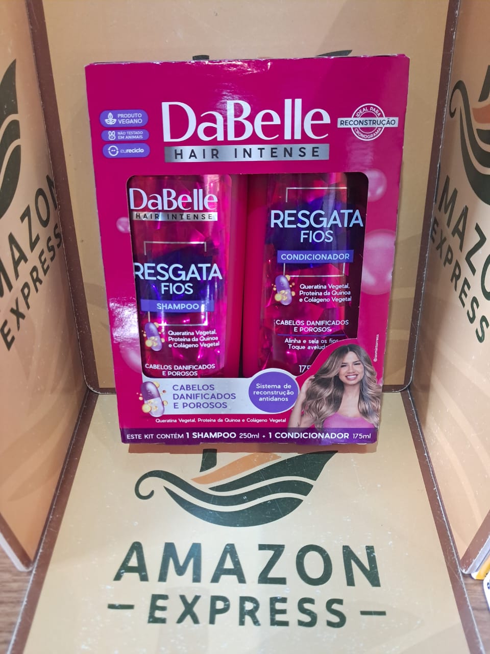 Kit Shampoo e Condicionador Da Bela resgata fios