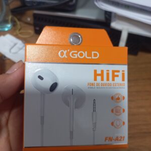 Fone de ouvido gold